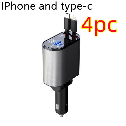 Metal Car Charger 100W Super Fast Charging - Techno Temple