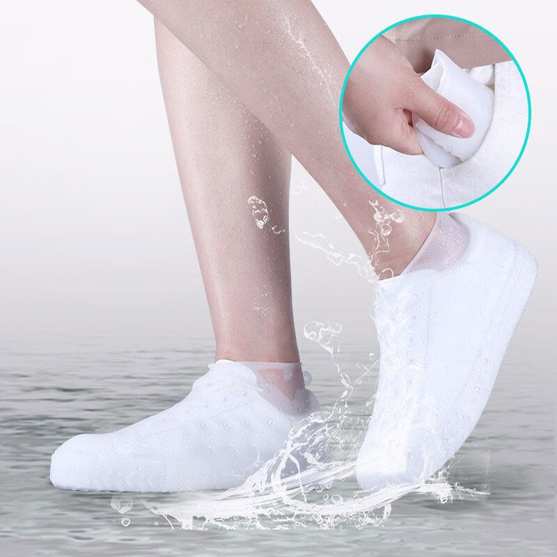 Rain Shoes Cover Non-Slip Silicone Overshoes Boot Covers - Techno Temple