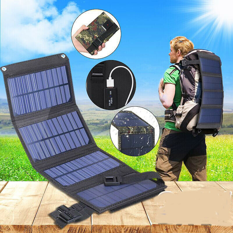 Portable Solar Foldable Battery Panel - Techno Temple